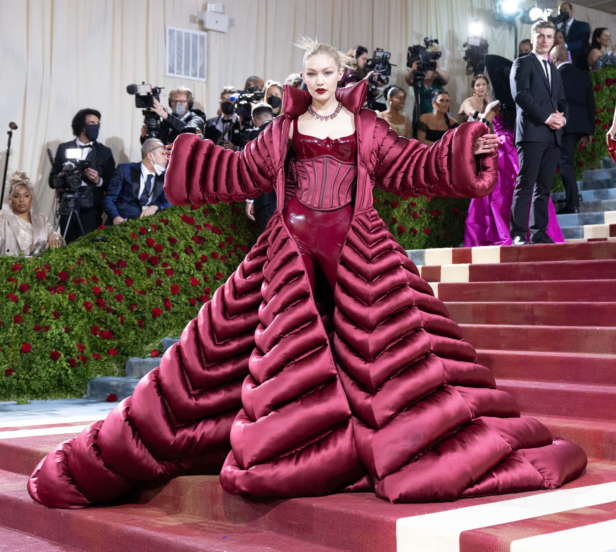 Gigi Hadid Wears Marvel Superhero Inspired Look at MET Gala