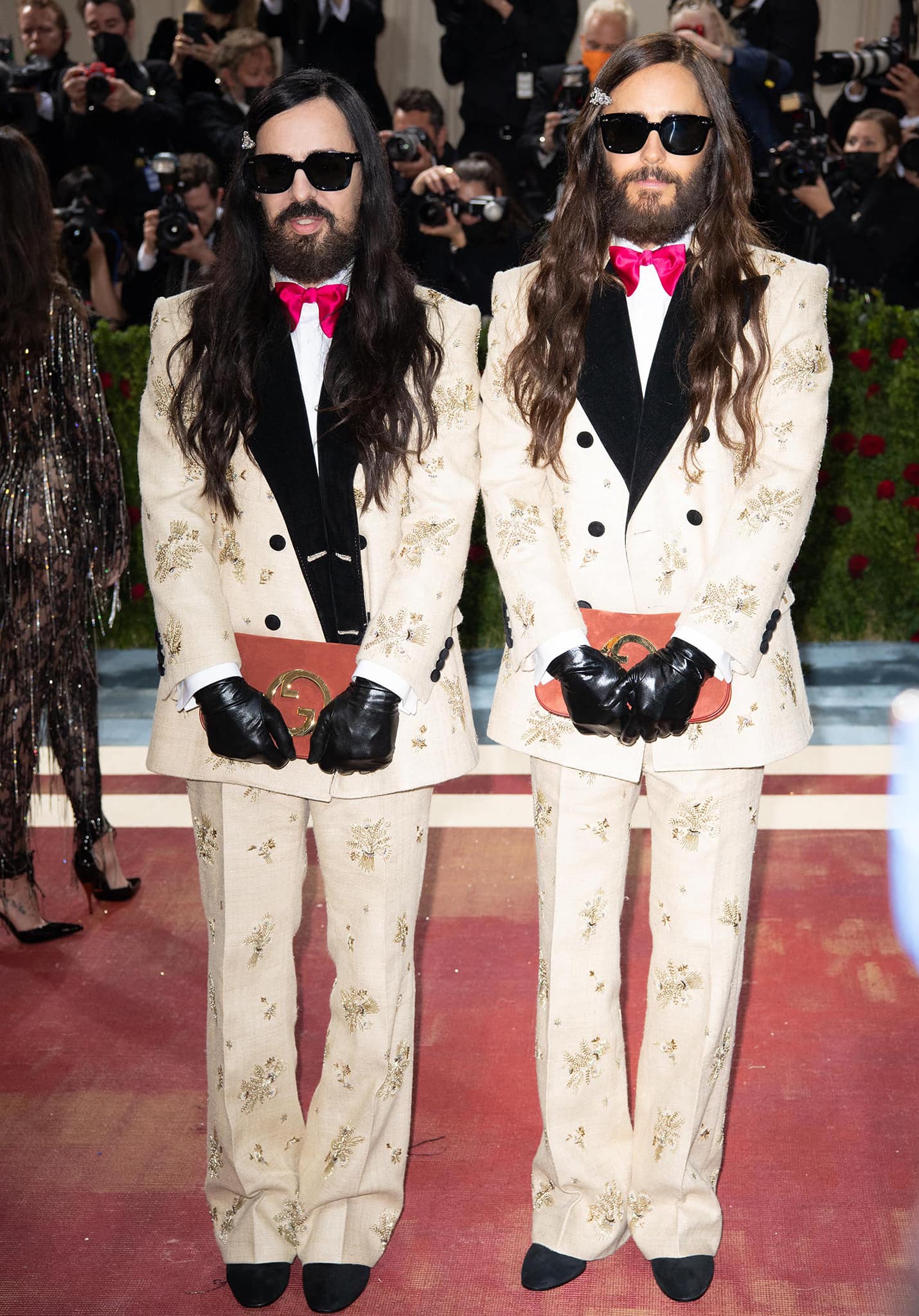 Gucci creative director Alessandro Michele and Jared Leto twin in matching Gucci outfits at the 2022 Met Gala