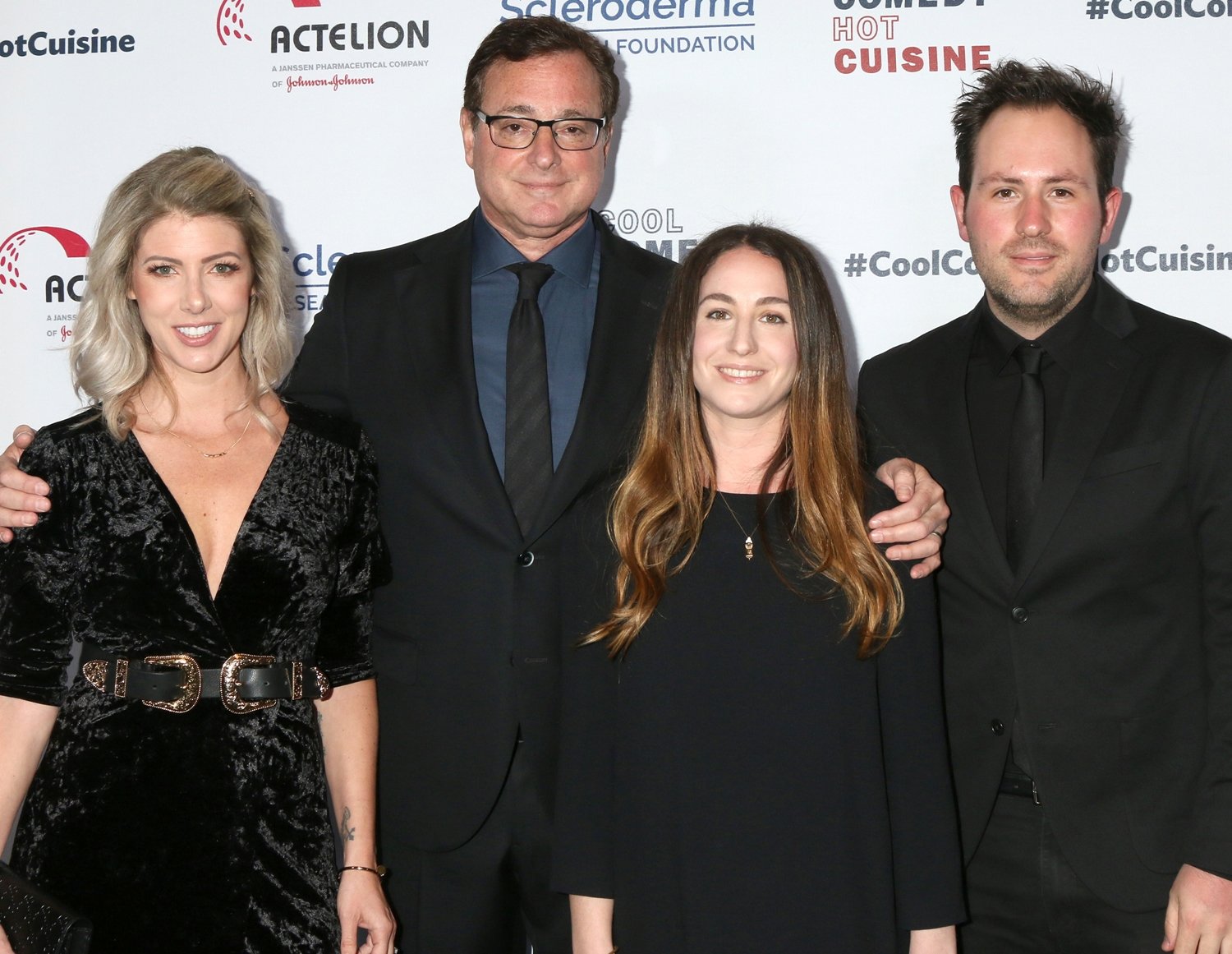 Kelly Rizzo, Bob Saget, Aubrey Saget, and Aubrey's boyfriend Andy Kabel attend Bob Saget's Cool Comedy Hot Cuisine presented by the Scleroderma Research Foundation at the Beverly Wilshire Four Seasons Hotel