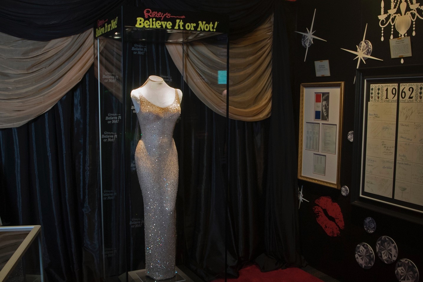 Marilyn Monroe's iconic dress holds the Guinness World Records record for the most expensive dress ever sold at auction after it was acquired by Ripley's for $4.8 million