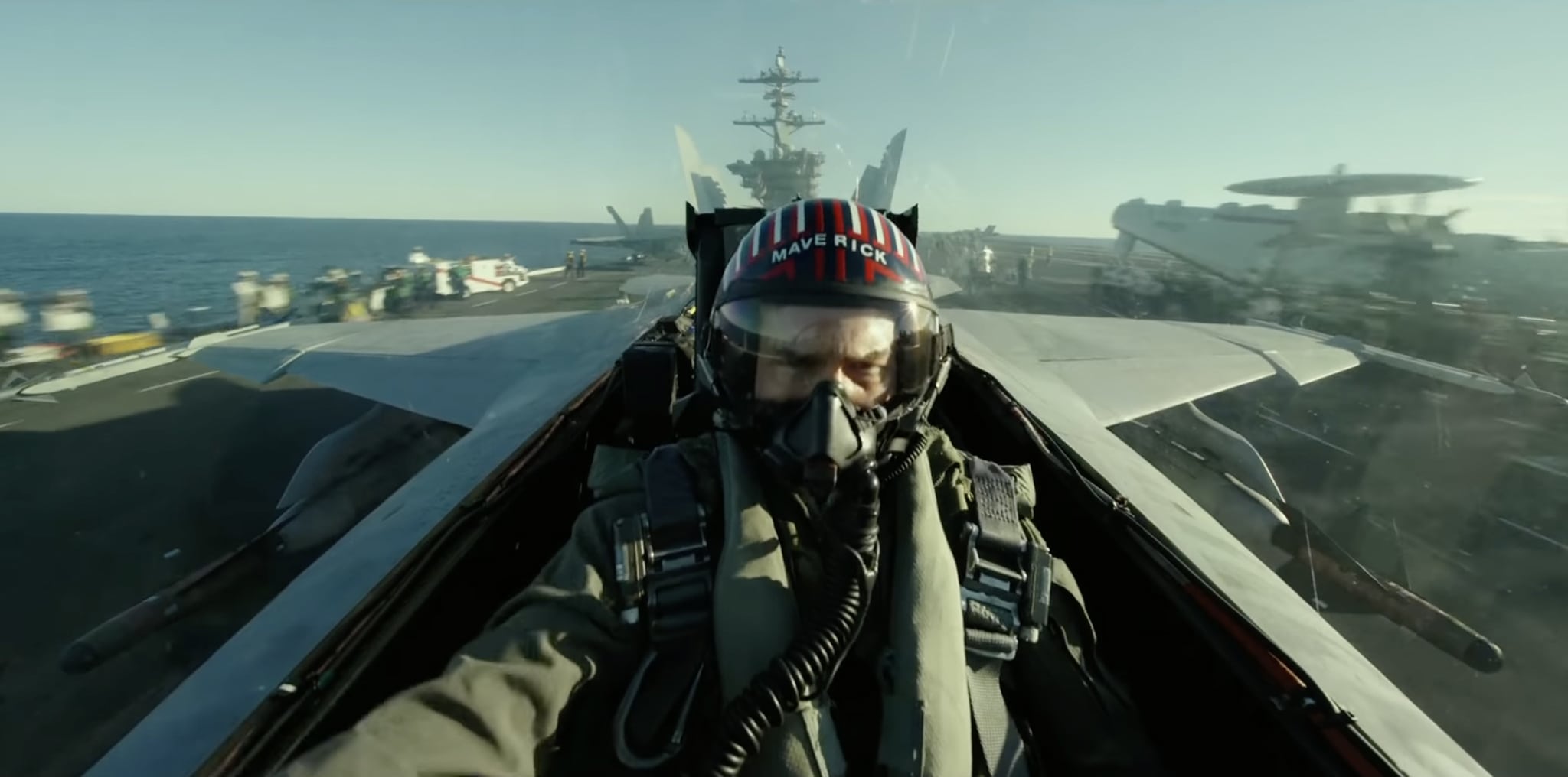 Tom Cruise returns as Pete “Maverick” Mitchell in the Top Gun sequel, Top Gun: Maverick