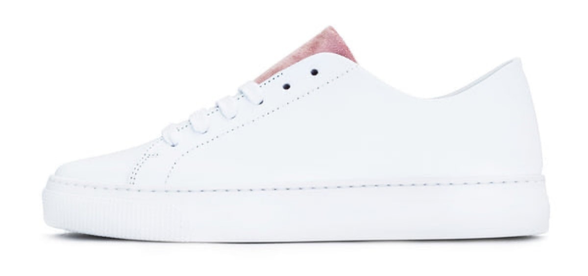 ZCD Montreal "Niki" Lace-Up Sneakers in Dusty Rose