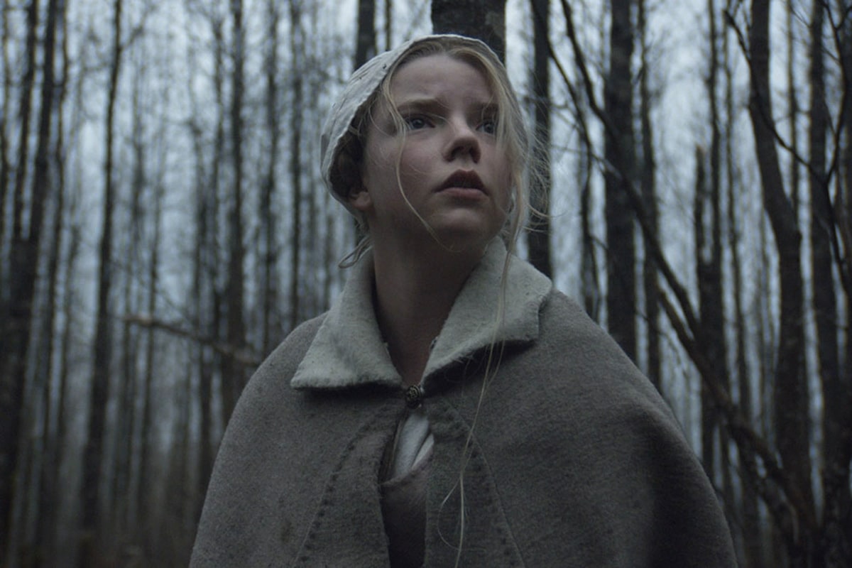 Anya Taylor-Joy as Thomasin in the 2015 period supernatural horror film The Witch (stylized as The VVitch, and subtitled A New-England Folktale)