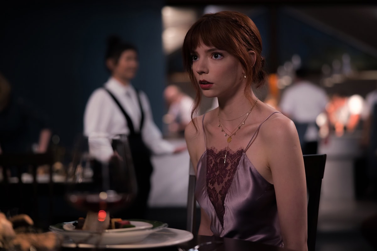 Anya Taylor-Joy as Margot slowly unravels the sinister secrets behind Chef Slowik's exclusive culinary experience in The Menu