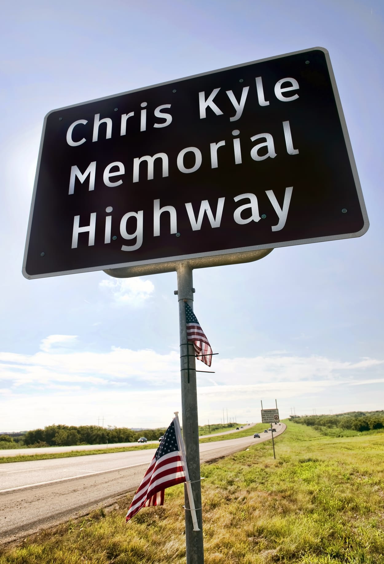 The Chris Kyle Memorial Highway in Texas is a tribute to one of the most lethal snipers in American history
