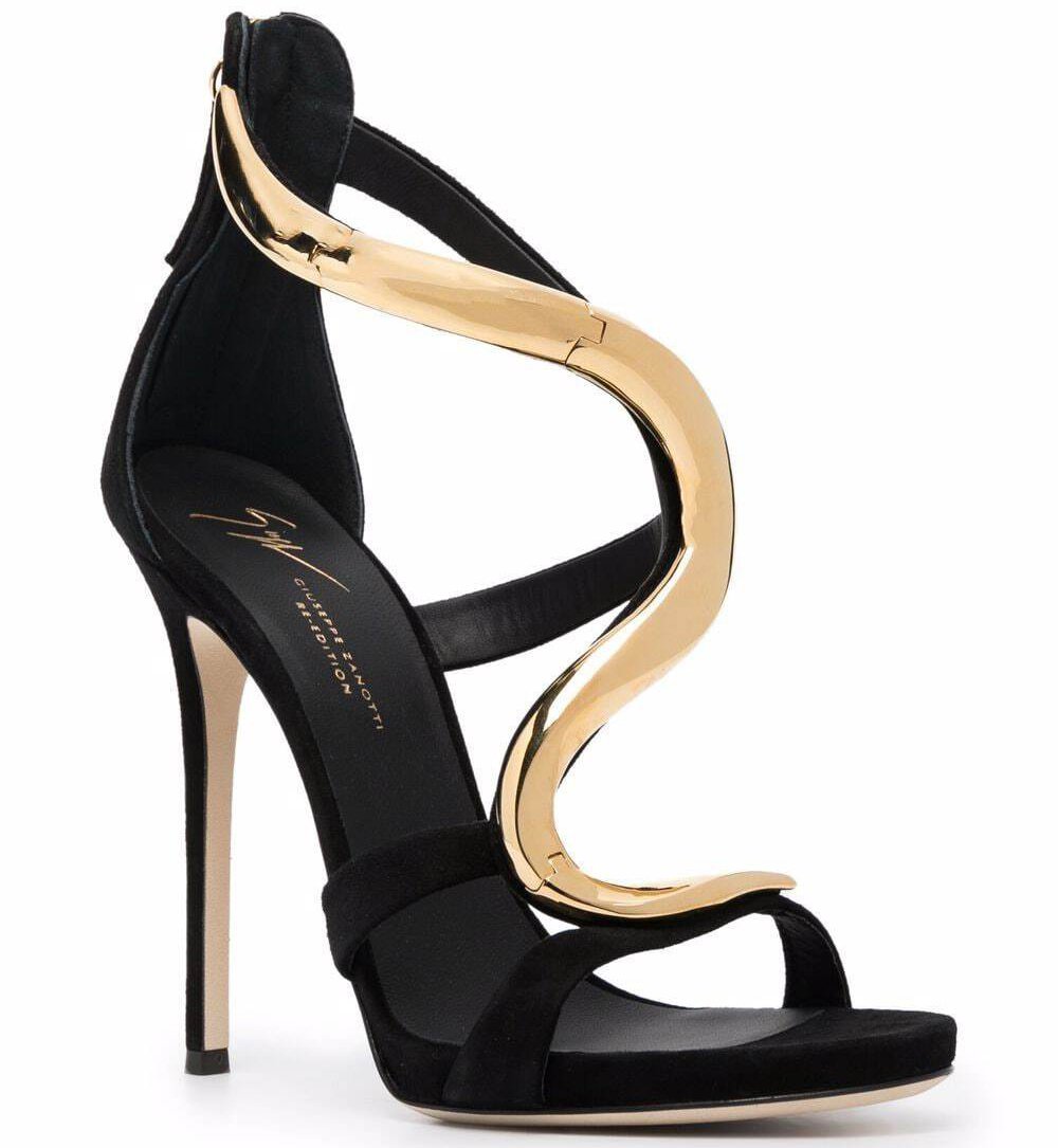 Launched in 2012, the Venere is defined by the gold metal detail that curves along the foot