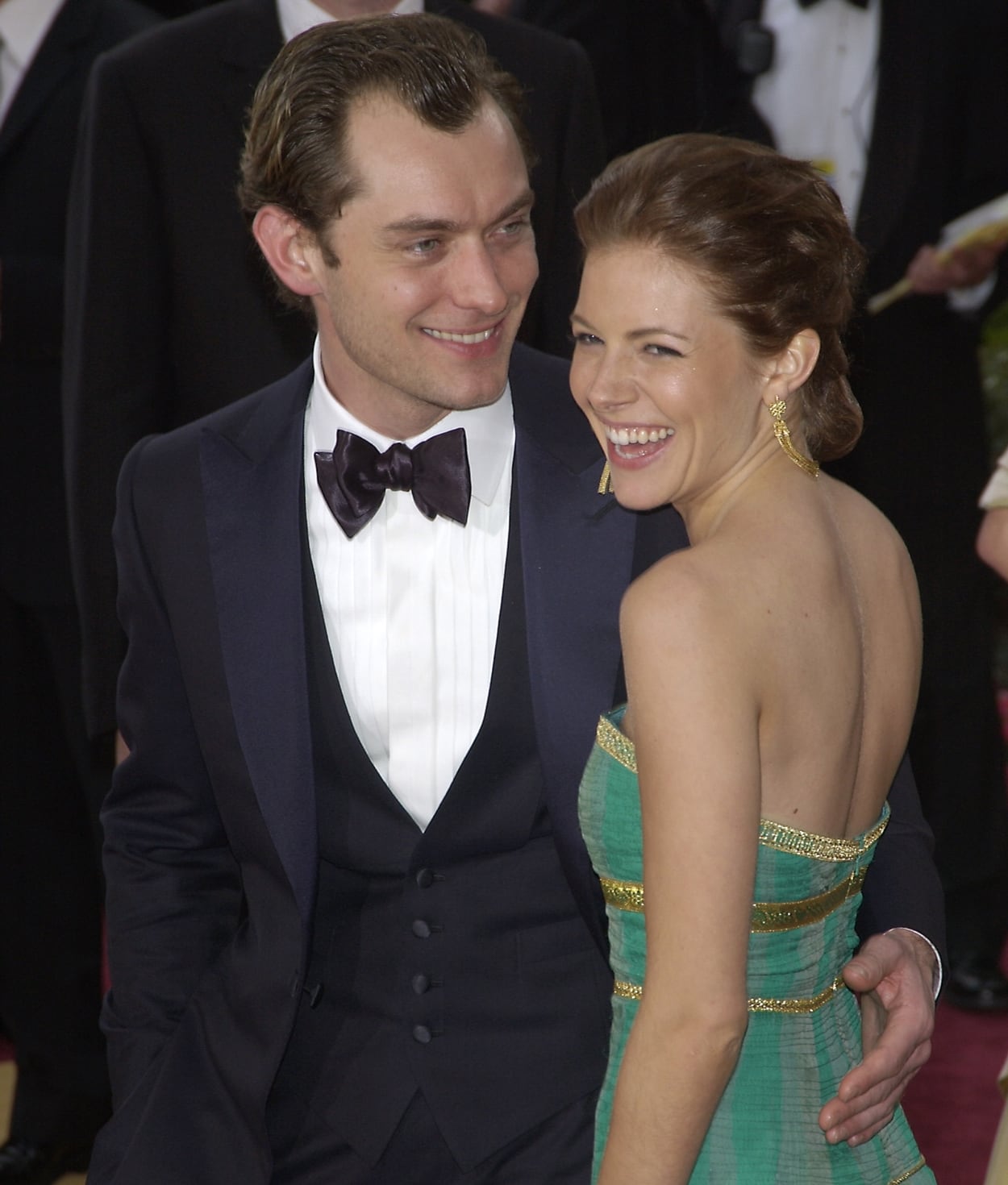 Jude Law and Sienna Miller met on the set of their film Alfie in 2003 and were engaged a year later