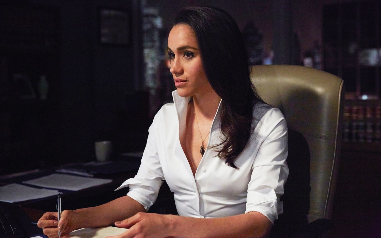 Meghan Markle as Rachel Elizabeth Zane in the American legal drama television series Suits