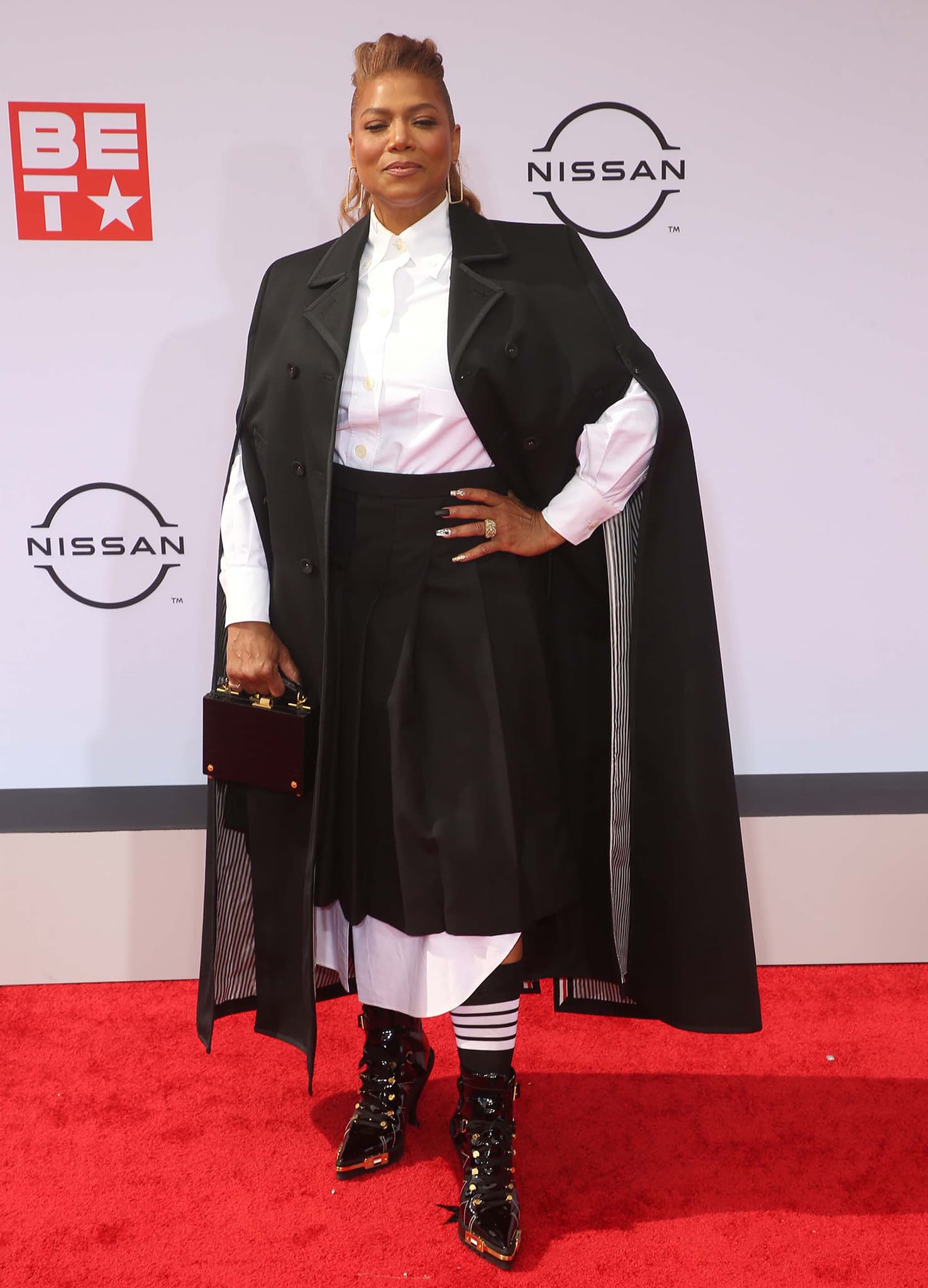 Queen Latifah, pictured at the BET Awards 2021, is rumored to be a transgender woman