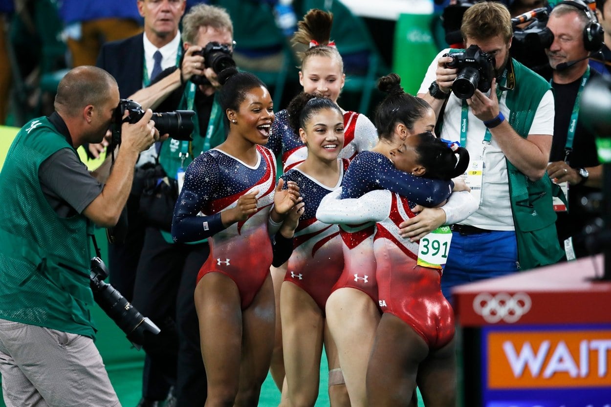 Simone Biles is even shorter than fellow gymnasts Aly Raisman, Gabby Douglas, Madison Kocian, and Laurie Hernandez