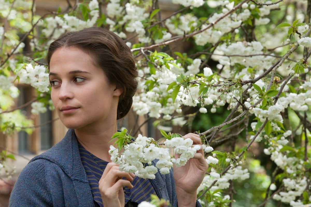 Alicia Vikander in her captivating role as Vera Brittain in the 2014 British drama film Testament of Youth