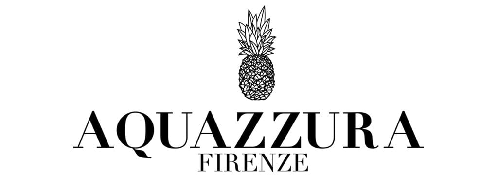 Aquazzura means “blue water” and Edgardo Osorio says the pineapple is a symbol of hospitality and good fortune