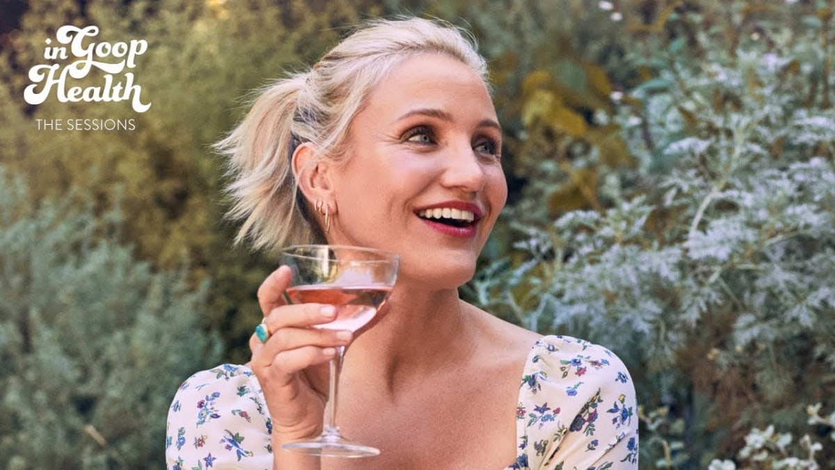 Cameron Diaz for the digital series In Goop Health: The Sessions