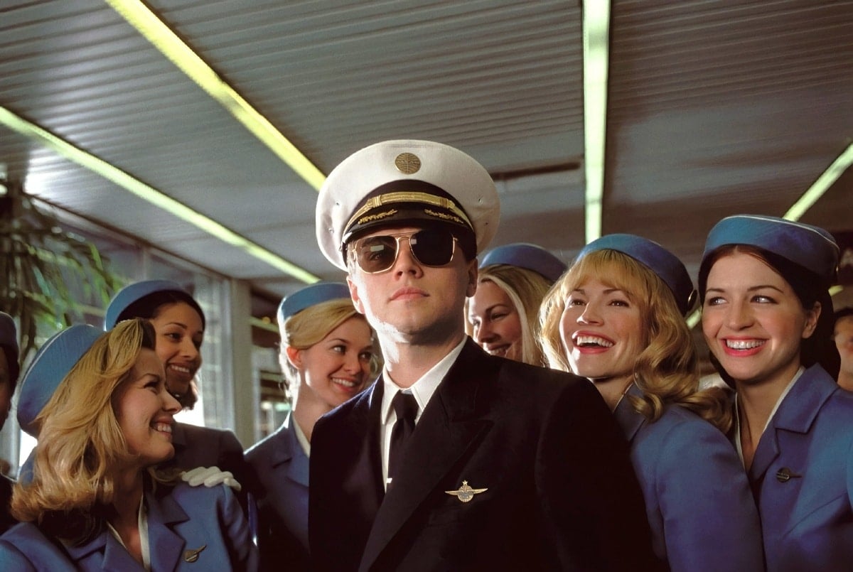 Leonardo DiCaprio as Frank Abagnale Jr. in Catch Me If You Can