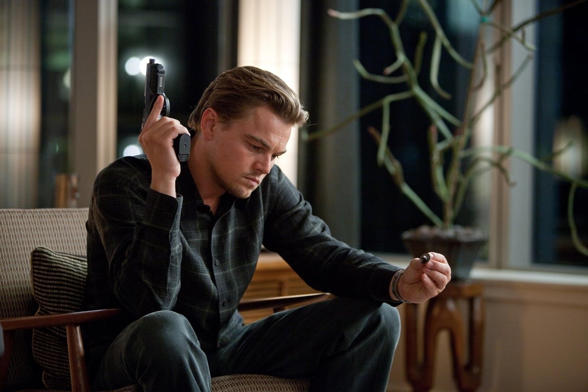 Leonardo DiCaprio as Dom Cobb in Inception