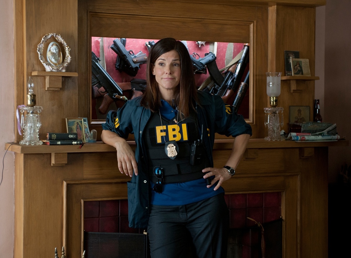 Sandra Bullock as FBI agent Sarah Ashburn in the 2013 buddy cop movie The Heat