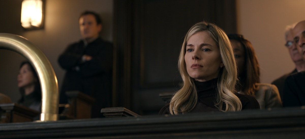 Sienna Miller as Sophie Whitehouse in Anatomy of a Scandal