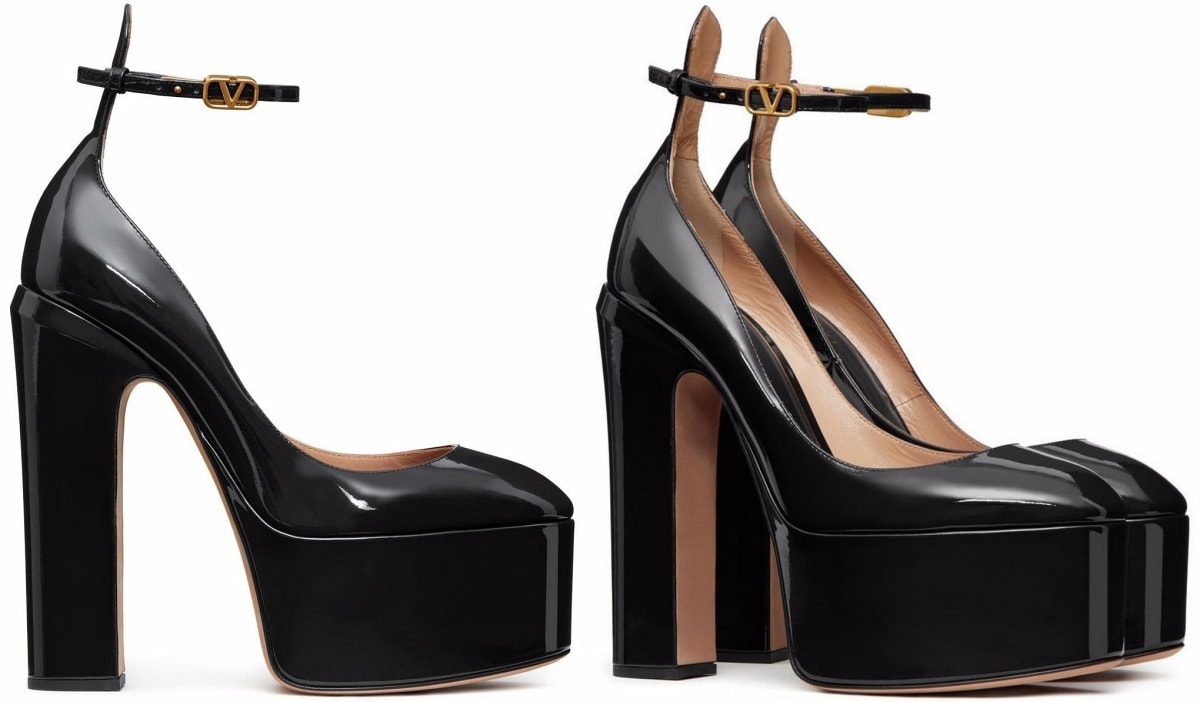 These on-trend shoes feature 6-inch block heels and 2-inch platforms for a stylish boost
