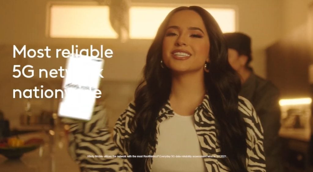 Who Is The Singer On The Xfinity Mobile Commercial Becky G Surprises as Spokeswoman in Xfinity Mobile Commercials