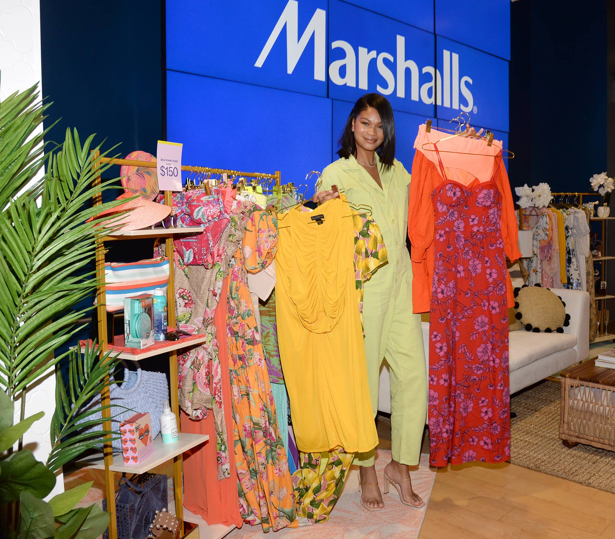 Chanel Iman teams up with Marshalls to give one lucky person the chance to make Marshalls her own closet for the summer