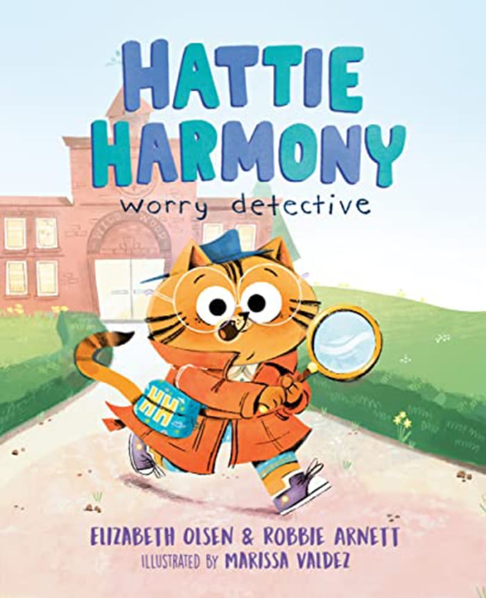Robbie Arnett and Elizabeth Olsen co-authored the children's book Hattie Harmony: Worry Detective