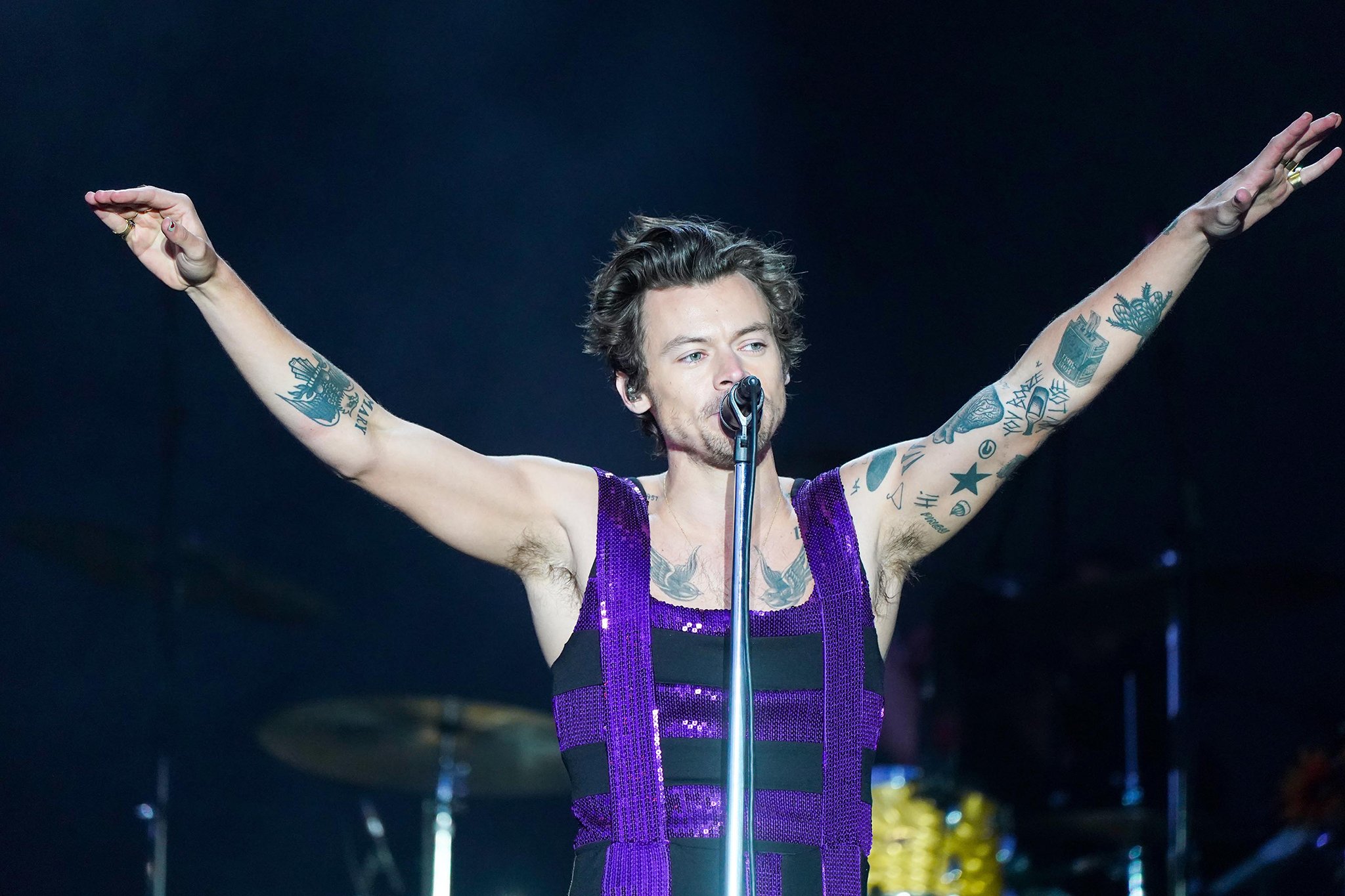 Harry Styles at BBC Radio 1's Big Weekend 2022 festival