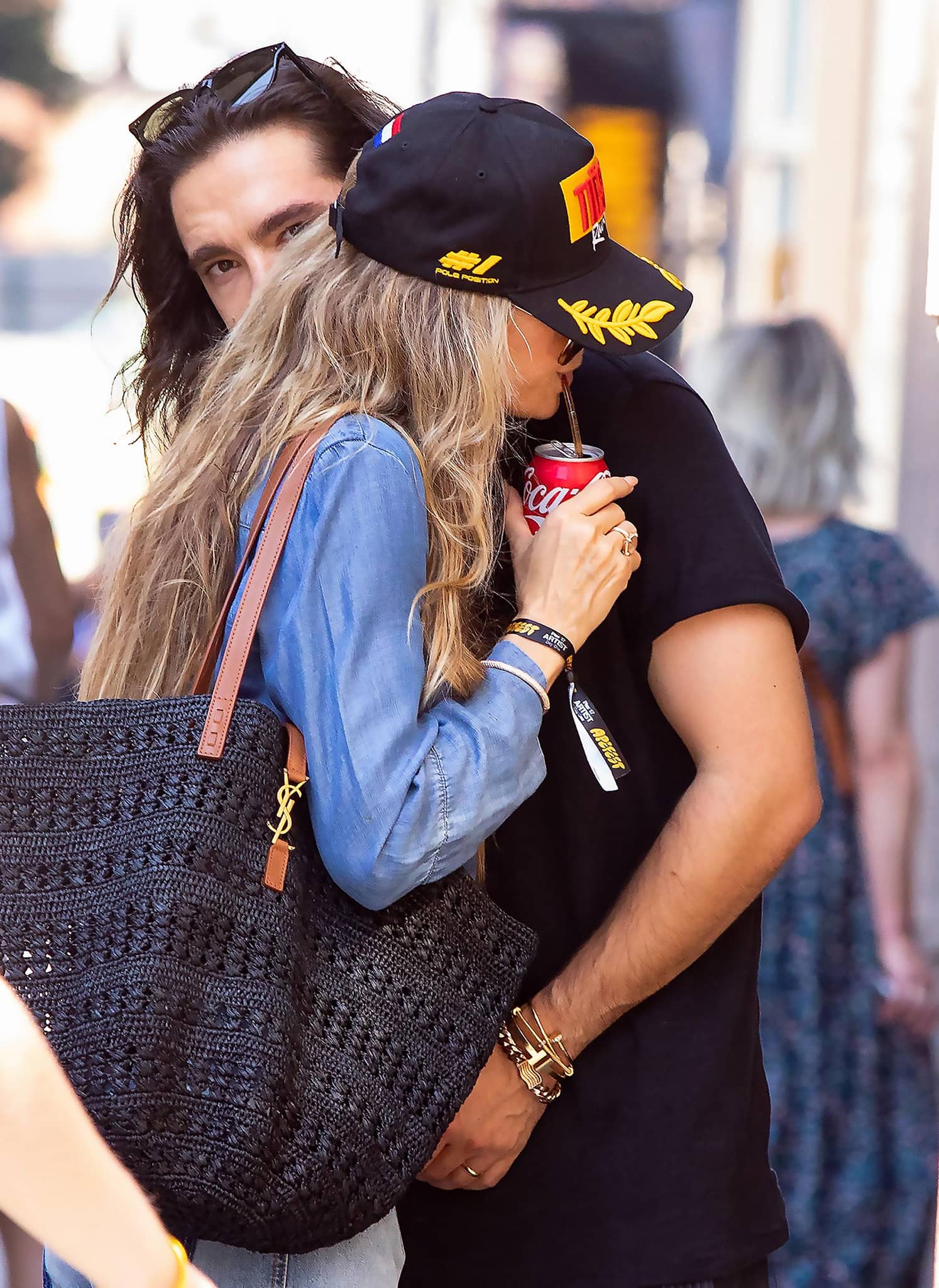 Heidi Klum and Tom Kaulitz indulge in some PDA in Soho streets