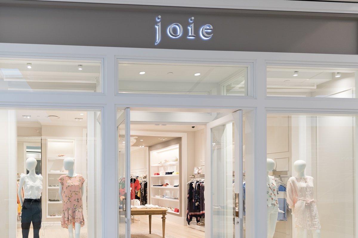 Joie clothing storefront in Philadelphia, Pennsylvania