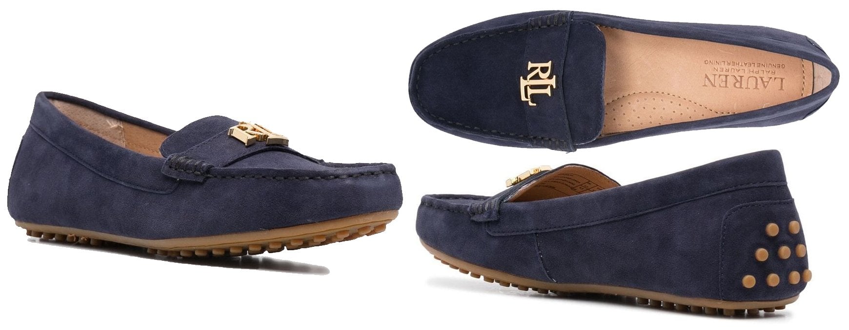 The Barnsbury features Lauren's signature logo lettering, finished with an exclusive rubber nub outsole