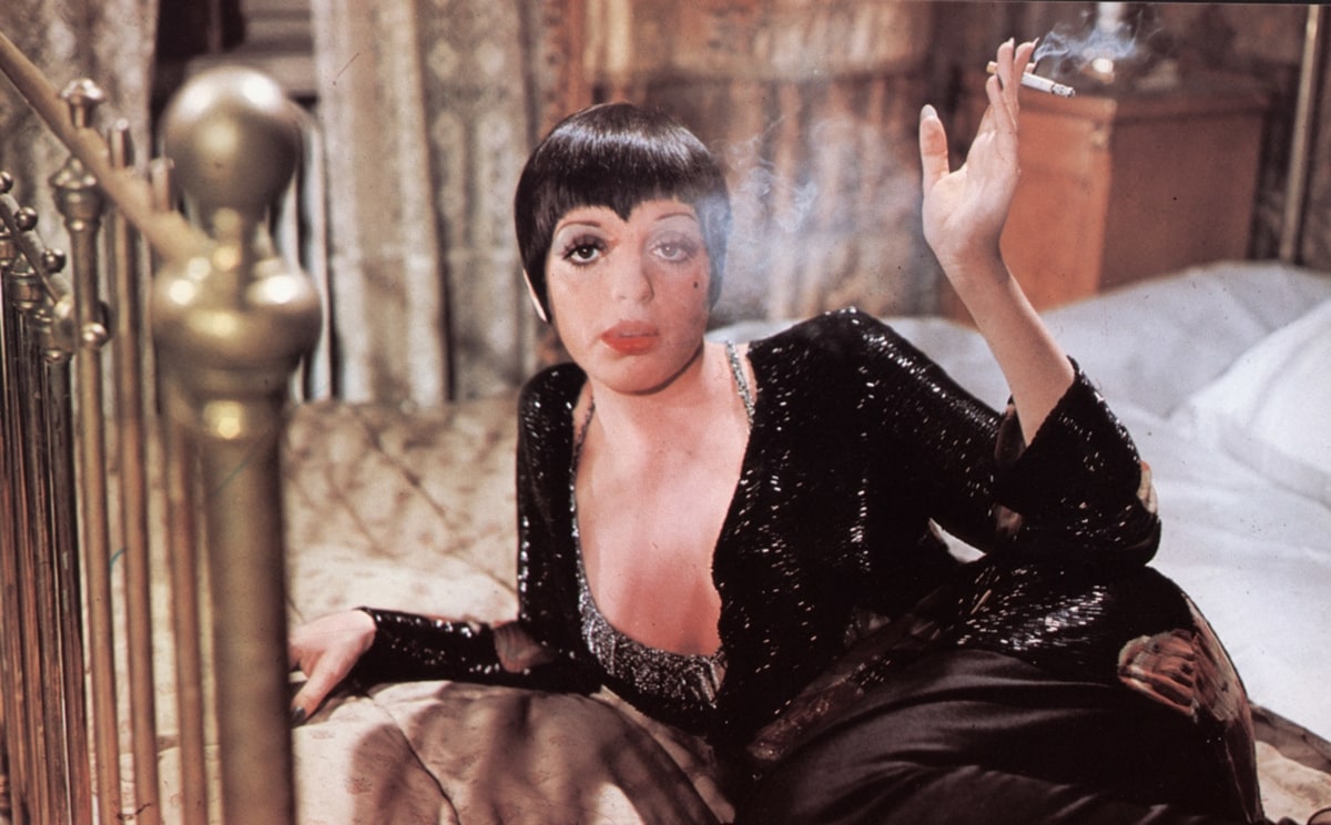 Liza Minnelli as Sally Bowles in the 1972 American musical drama film Cabaret