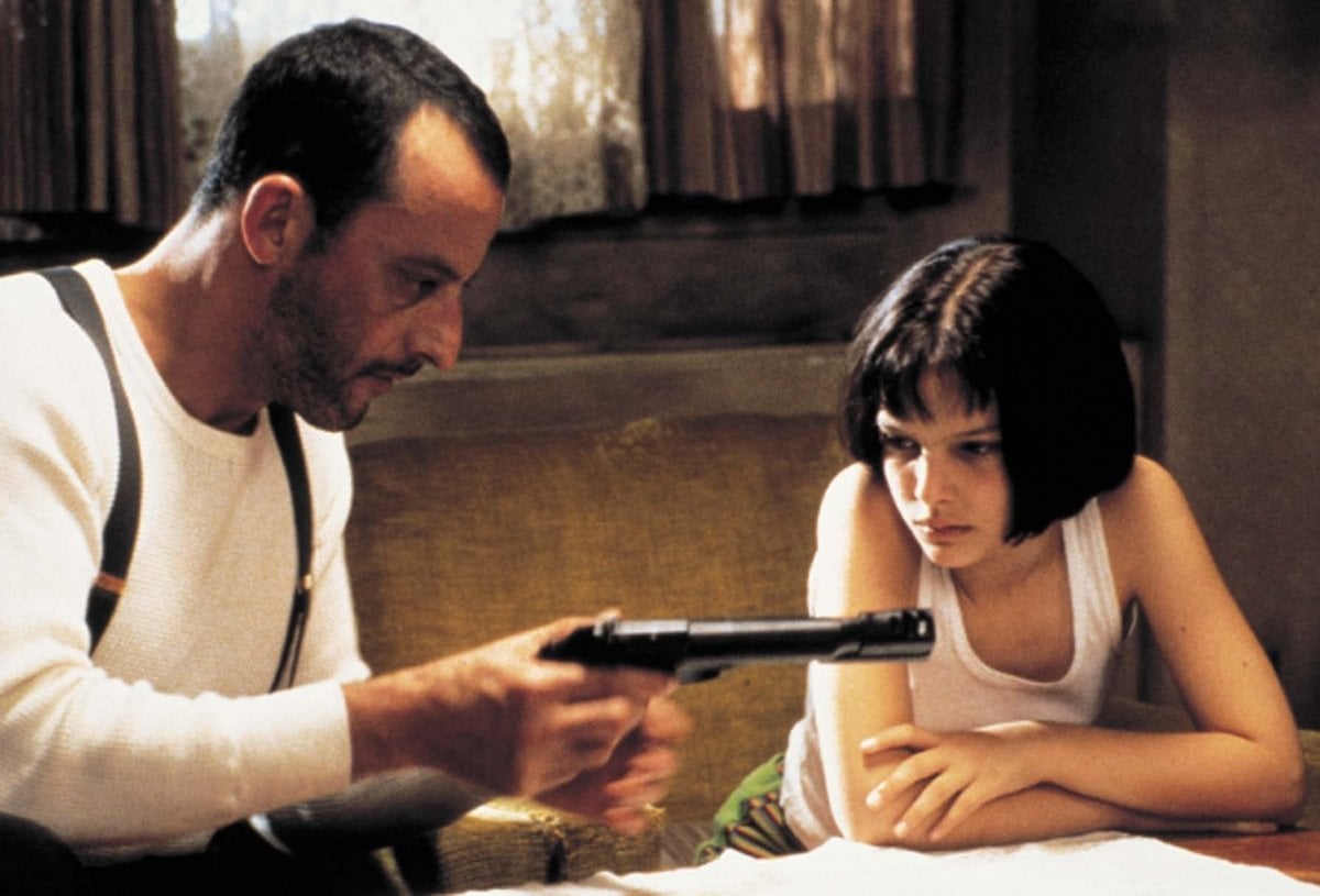 Natalie Portman made her acting debut at age twelve as the young protégée of hitman Jean Reno as Léon in the 1994 English-language French action-thriller film Léon: The Professional