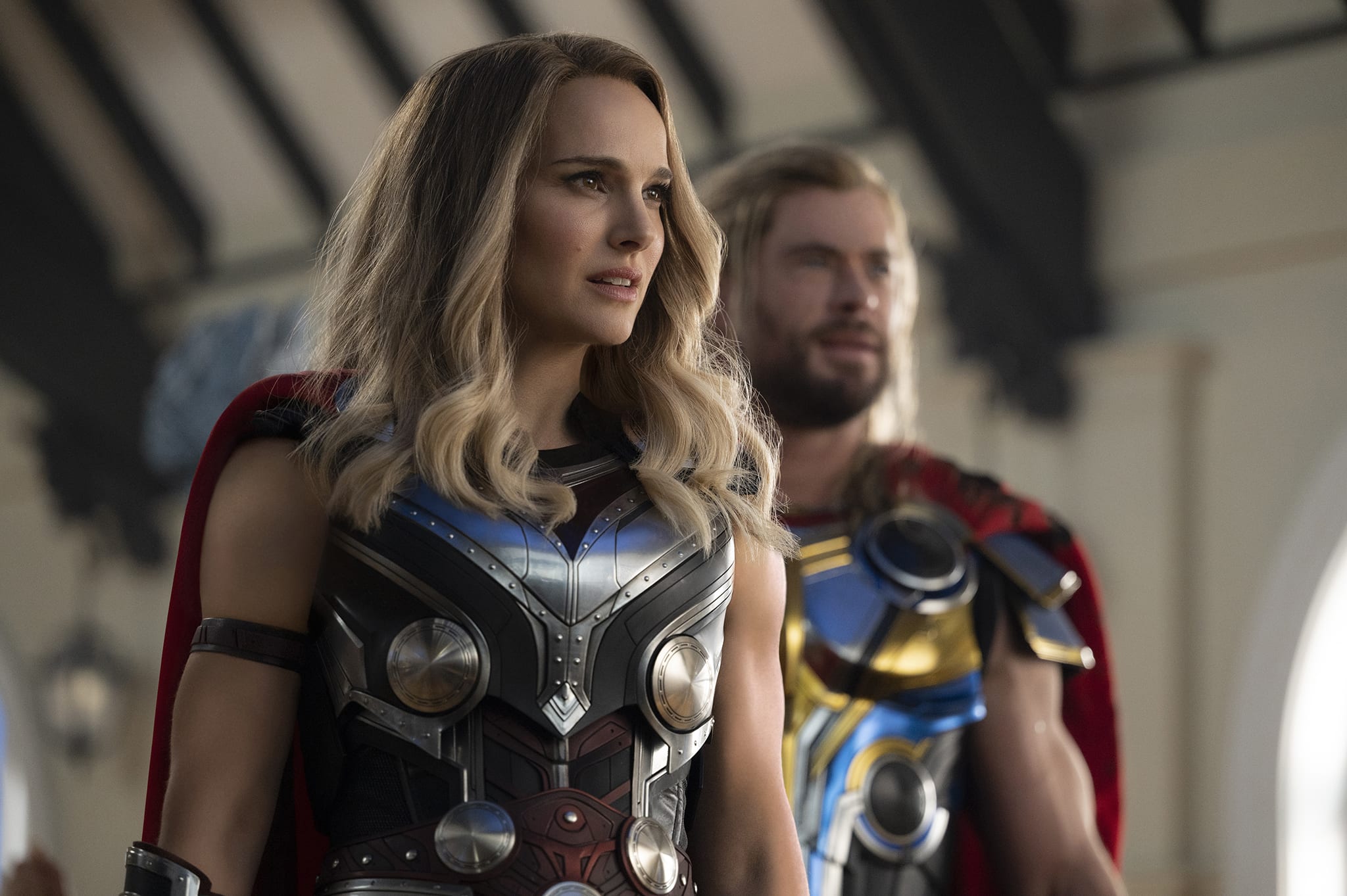 Natalie Portman reprises her role as Jane Foster/Mighty Thor in Thor: Love and Thunder