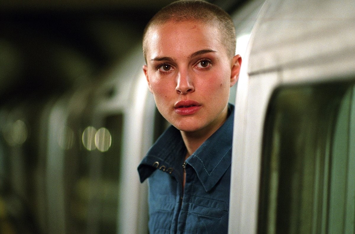 Natalie Portman as Evey Hammond Vendetta in the 2005 dystopian political action film V for Vendetta