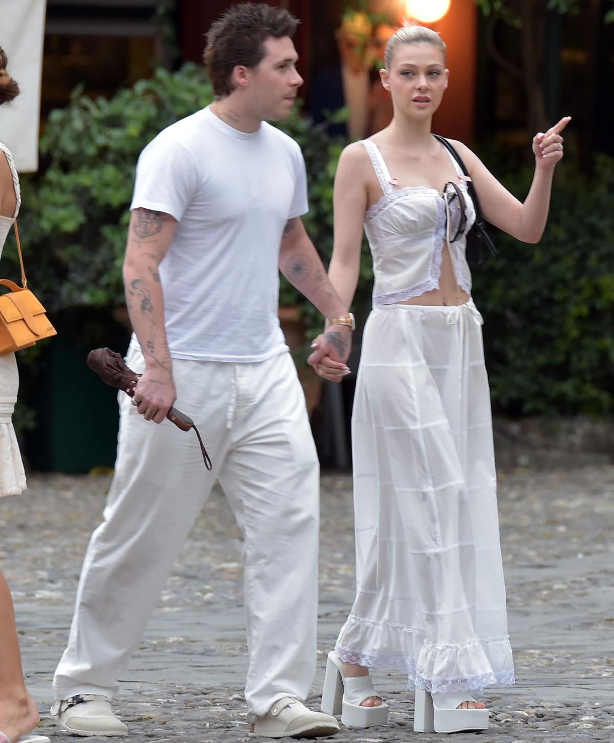 Brooklyn Beckham and Nicola Peltz enjoying a bit of sightseeing in Portofino