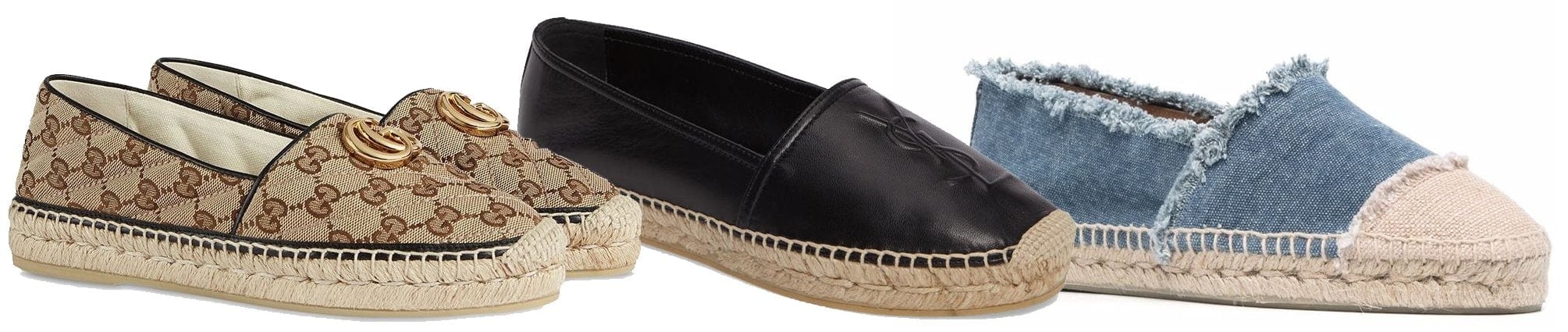 Espadrilles are a popular choice for slip-on shoes because they are comfortable, easy to wear, versatile, stylish, and breathable