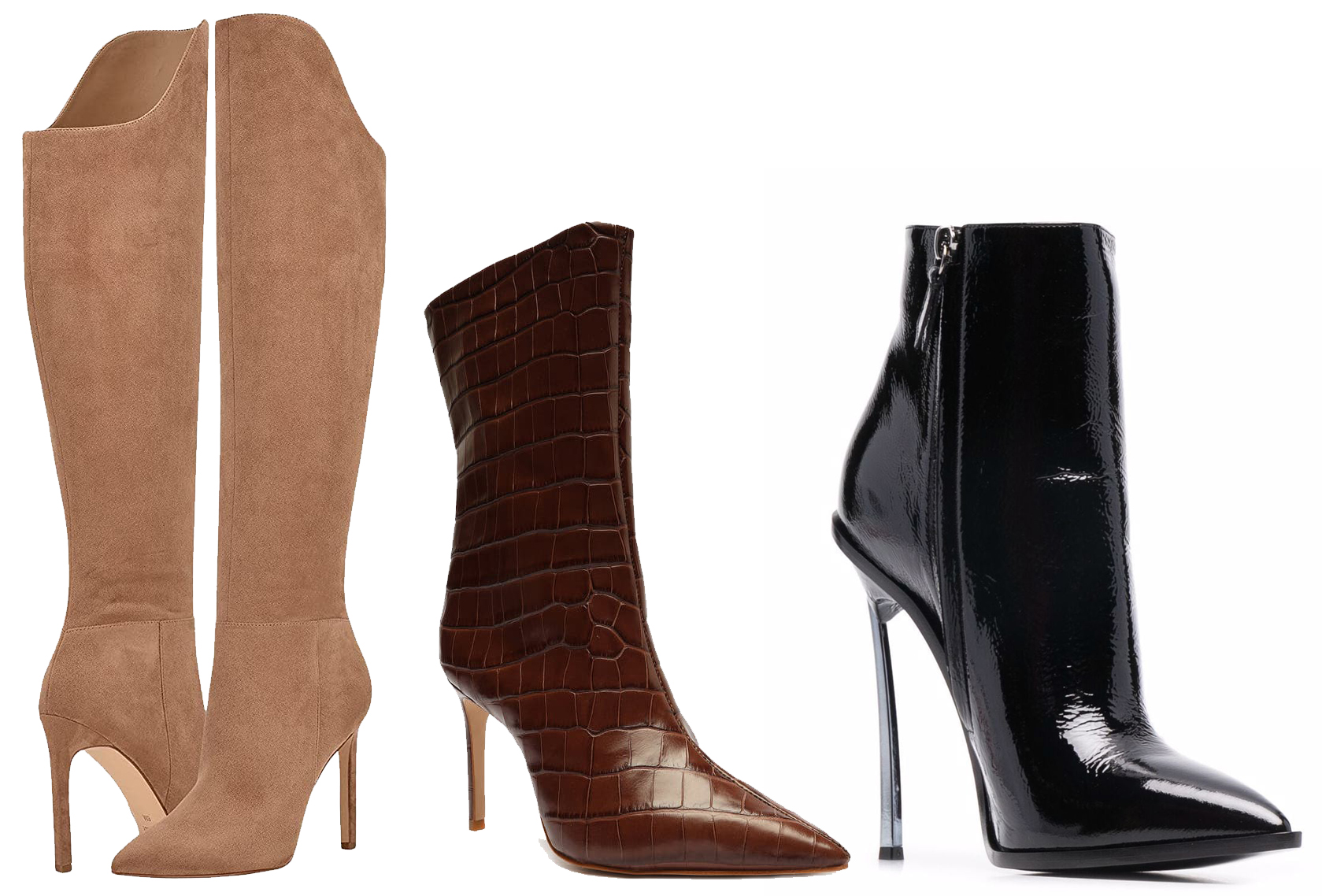 While it's common to associate boots with flat soles, stiletto boots are a stylish choice for those dedicated to high heels, adding a touch of sophistication to your footwear collection