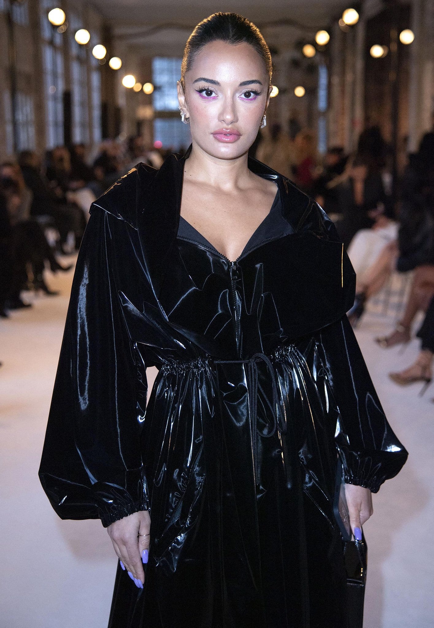 Amina Muaddi co-founded the luxury label Oscar Tiye and worked with Alexandre Vauthier as a shoe designer before launching her eponymous label in 2018