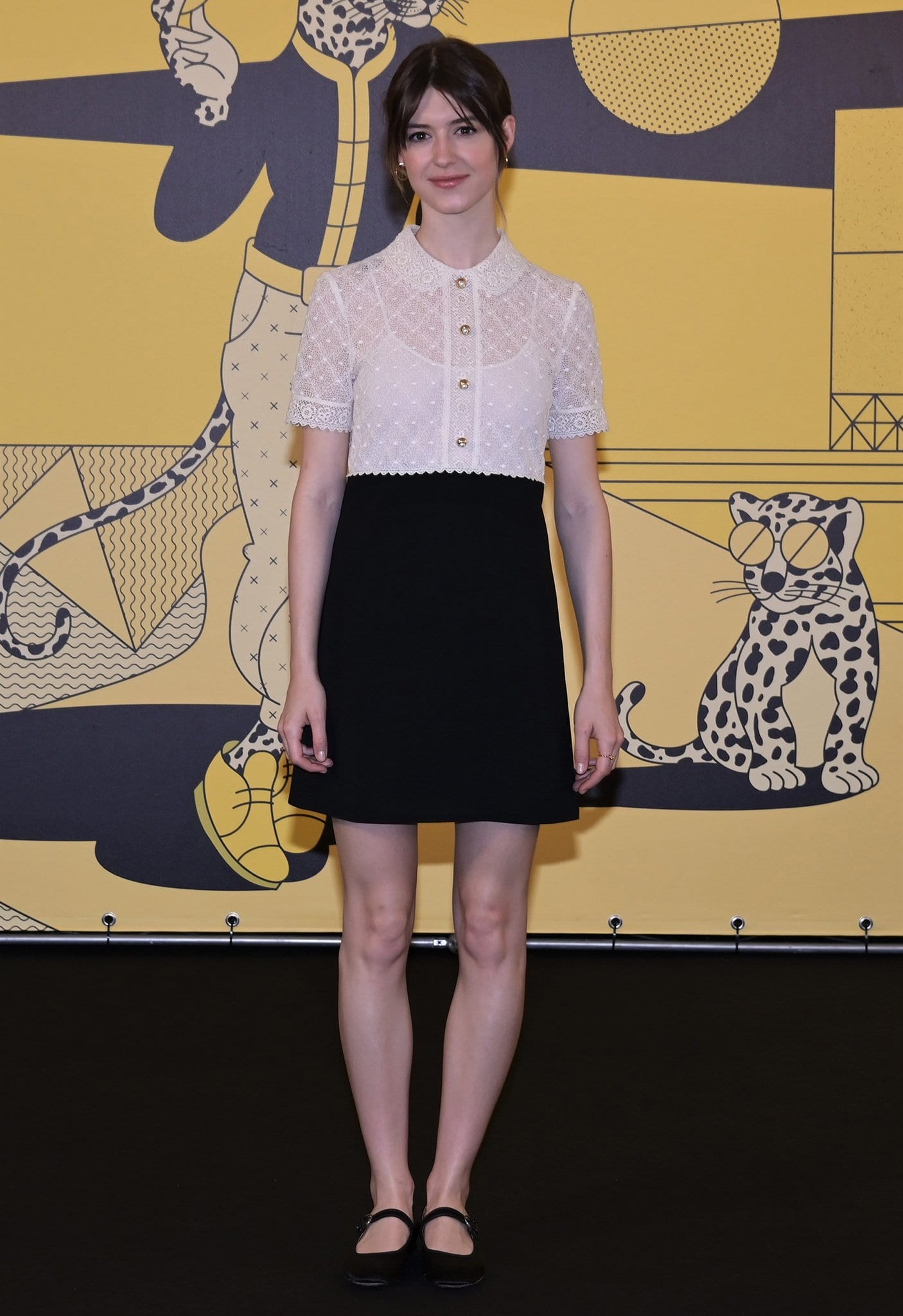 Daisy Edgar-Jones is the epitome of elegance in a Miu Miu lace dress at Where the Crawdads Sing photocall during The Locarno Film Festival on August 4, 2022
