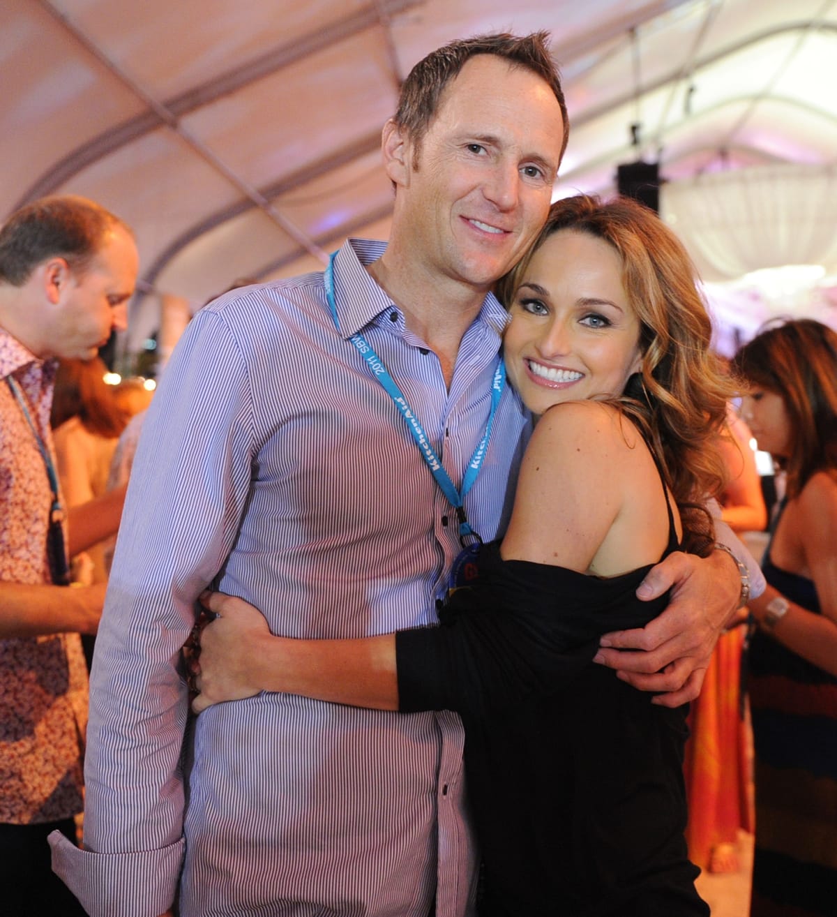 Celebrity chef and Today guest co-host Giada De Laurentiis with her husband Todd Thompson