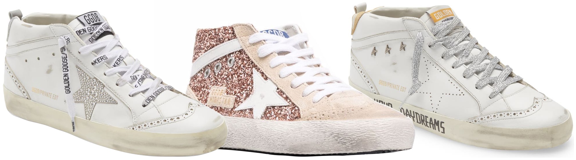 Golden Goose sneakers have gained popularity for their unique and vintage-inspired aesthetic