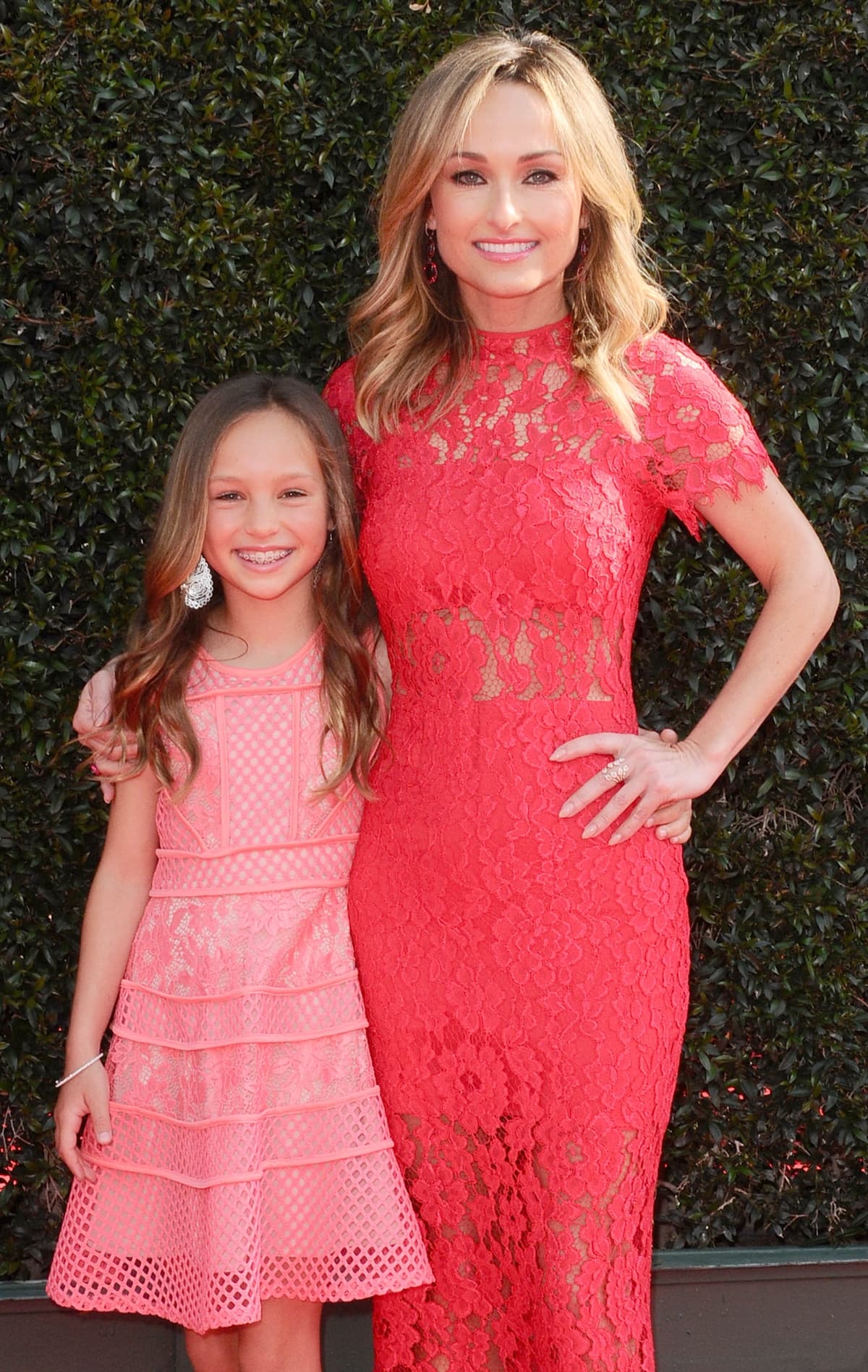 Jade Marie De Laurentiis Thompson and her mother, Giada De Laurentiis, attend the 2018 Daytime Emmy Awards