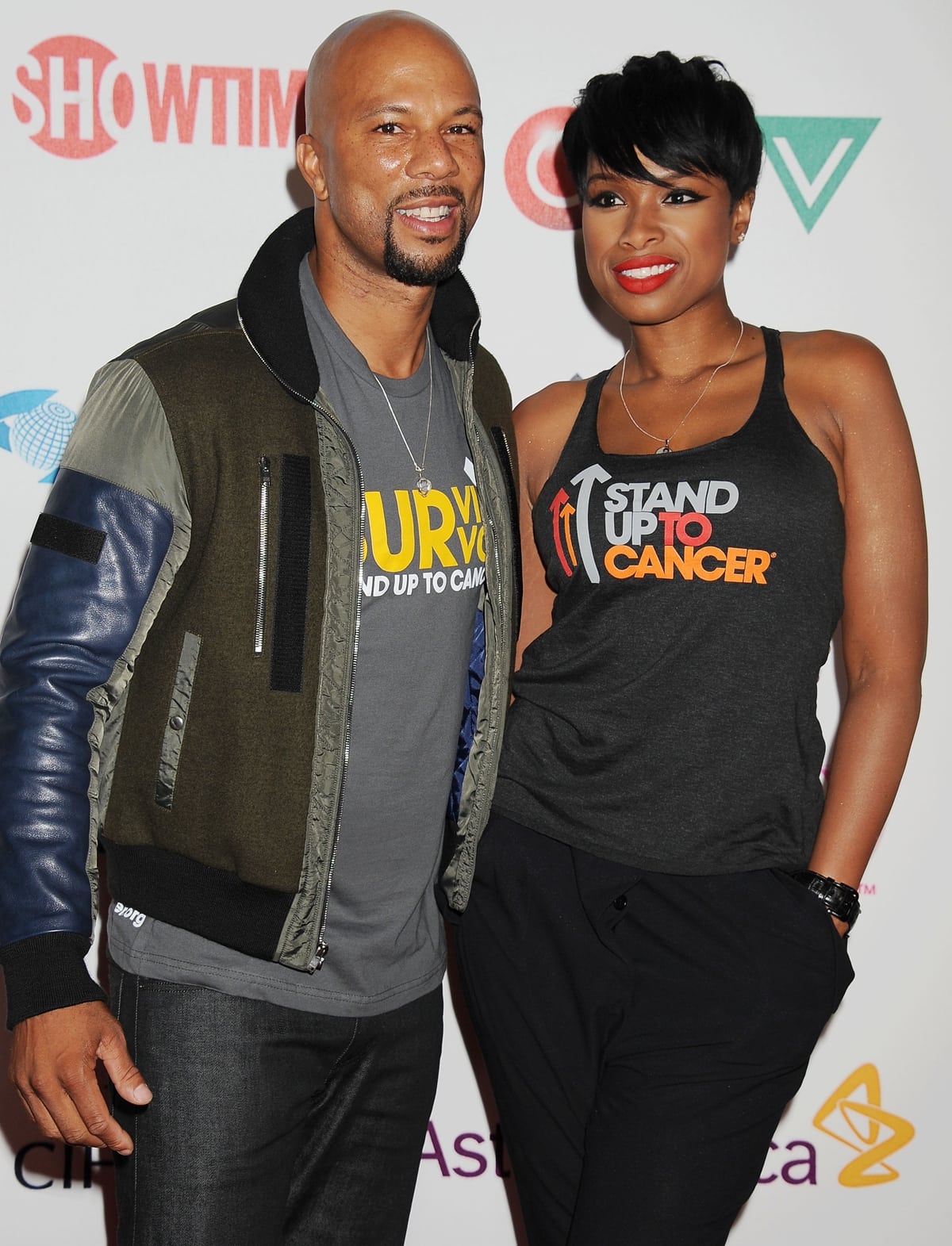 Jennifer Hudson has been rumored to be dating Common, with whom she stars in the upcoming action-thriller "Breathe"