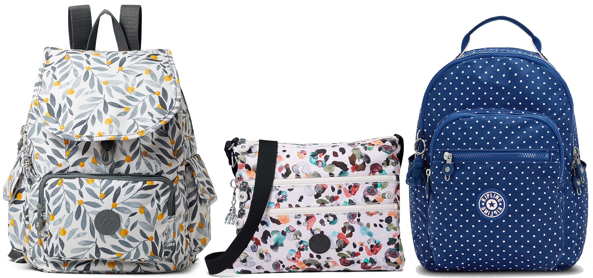 Kipling bags combine playful patterns and lightweight designs, offering versatile options for backpacks and crossbody bags that suit everyday needs