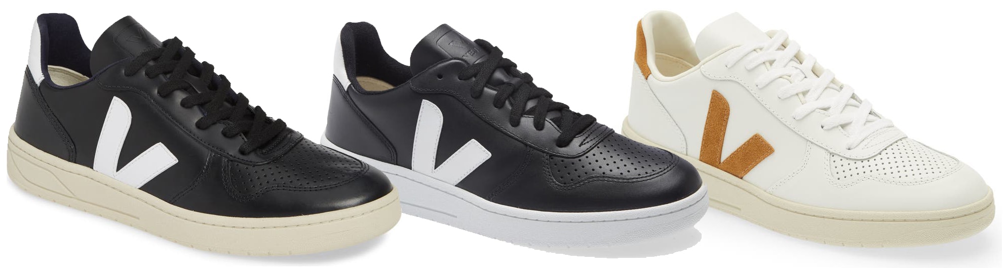 Elevate your couple outfit with the royal-favorite Veja V-10 low-top sneakers