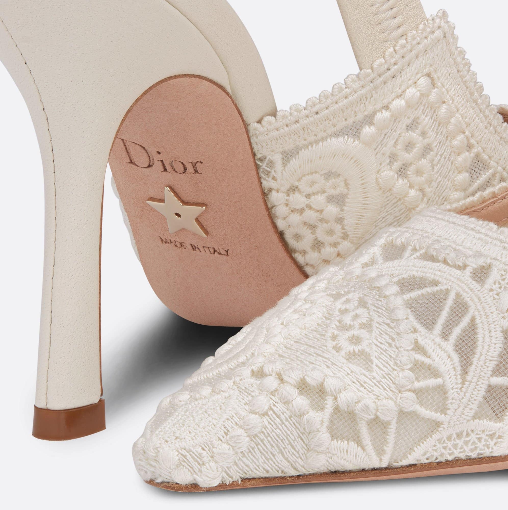 All Dior shoes should have a 'made in' stamp from their country of origin, either Italy or Spain