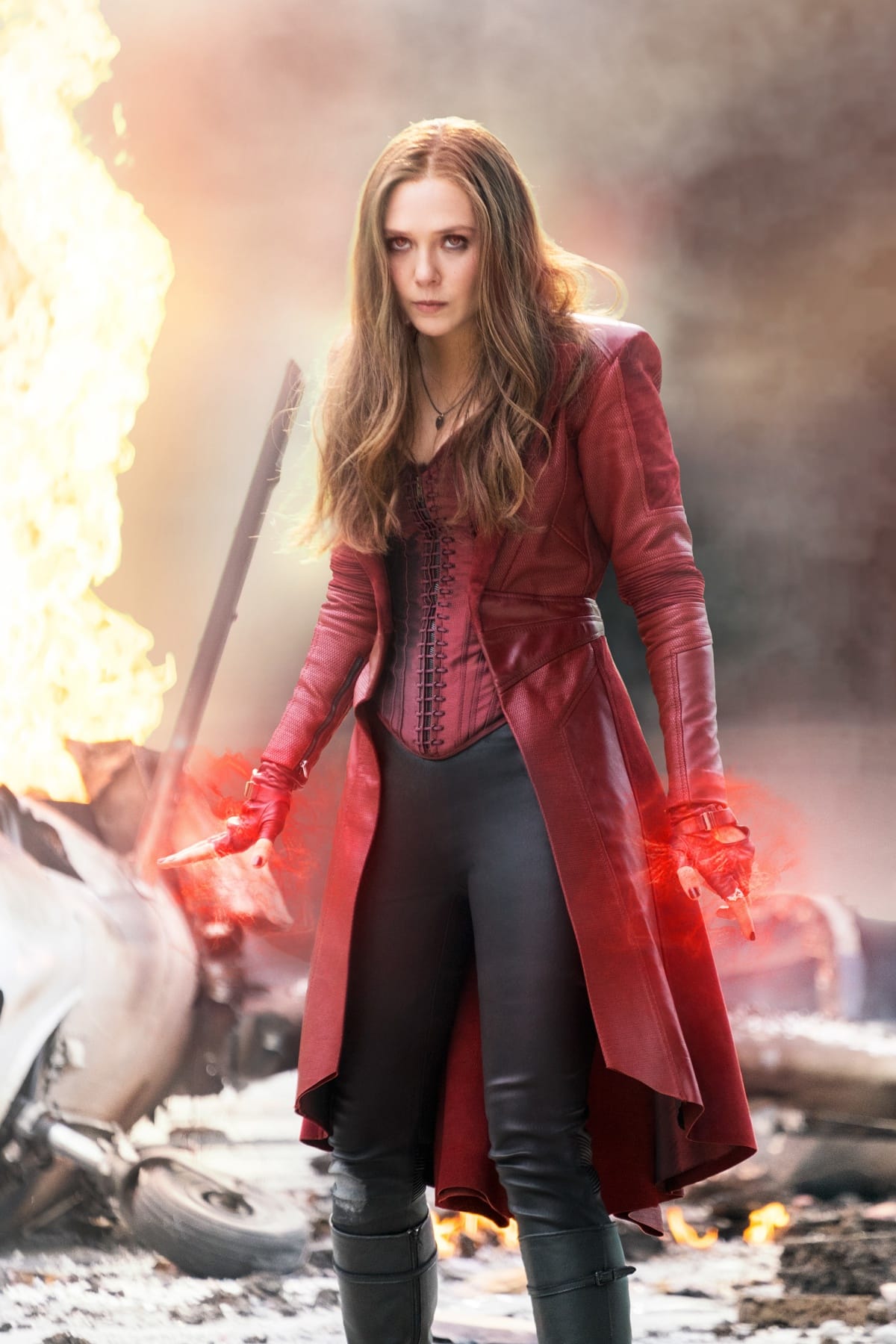 Elizabeth Olsen as Wanda Maximoff / Scarlet Witch in Captain America: Civil War