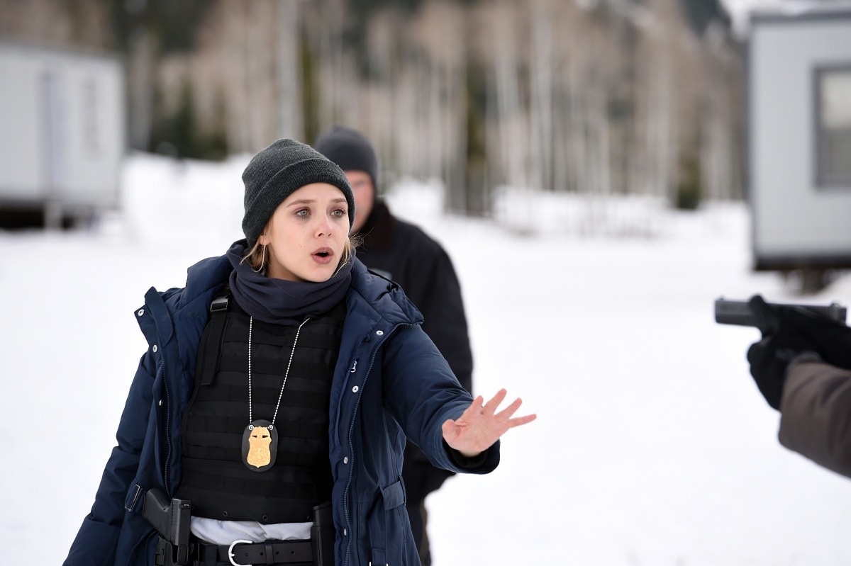 Elizabeth Olsen as Jane Banner in Wind River