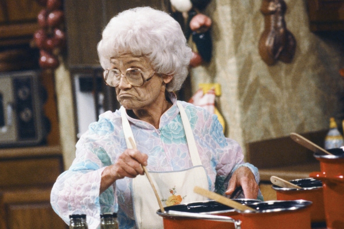 Estelle Getty as Sophia Petrillo in The Golden Girls