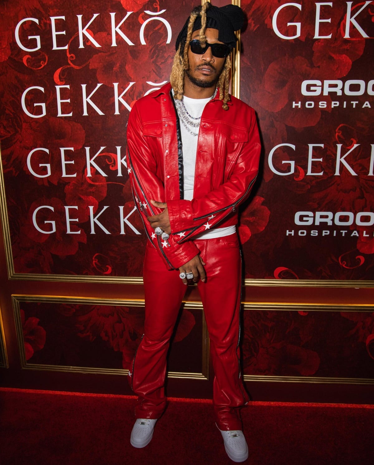 Future blending in with the décor at the Gekko Grand Opening in Miami