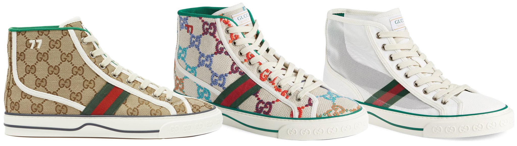 Gucci is one of the most iconic fashion brands in the world, and it's no surprise that their sneakers are just as popular